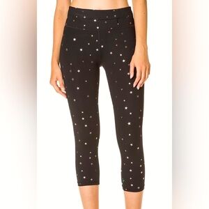 Nancy Rose Performance Metallic Star 7/8 Pant Size 10